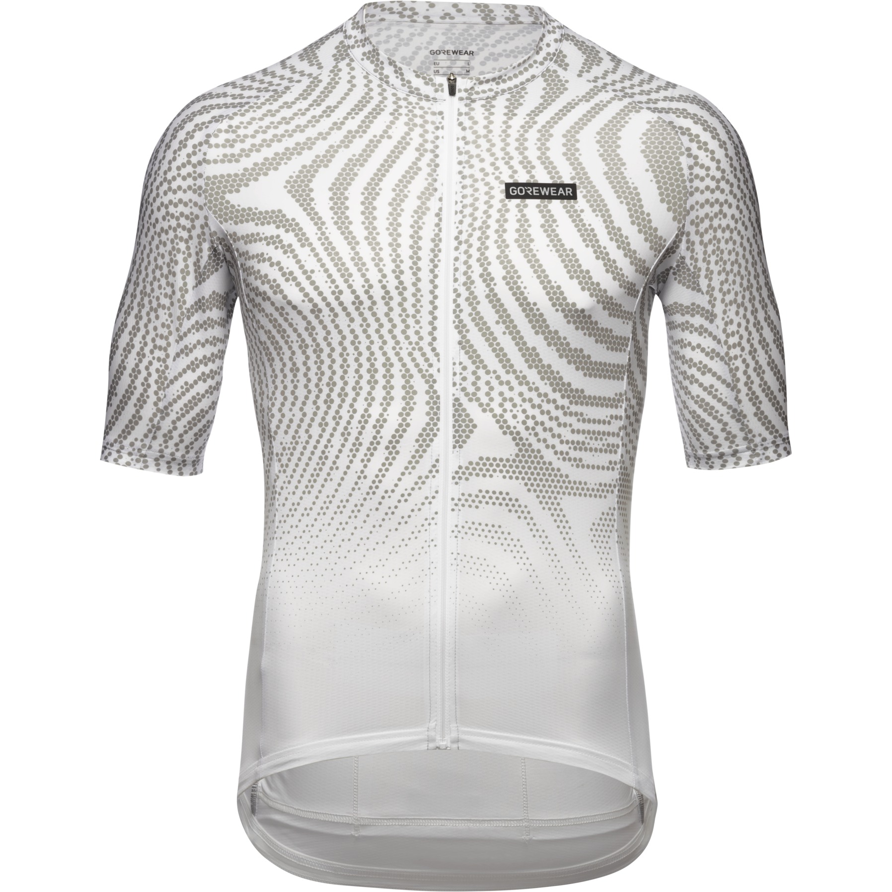 Kuva tuotteesta GOREWEAR Spirit Moire Short Sleeve Jersey Men - white/lab gray 01BF