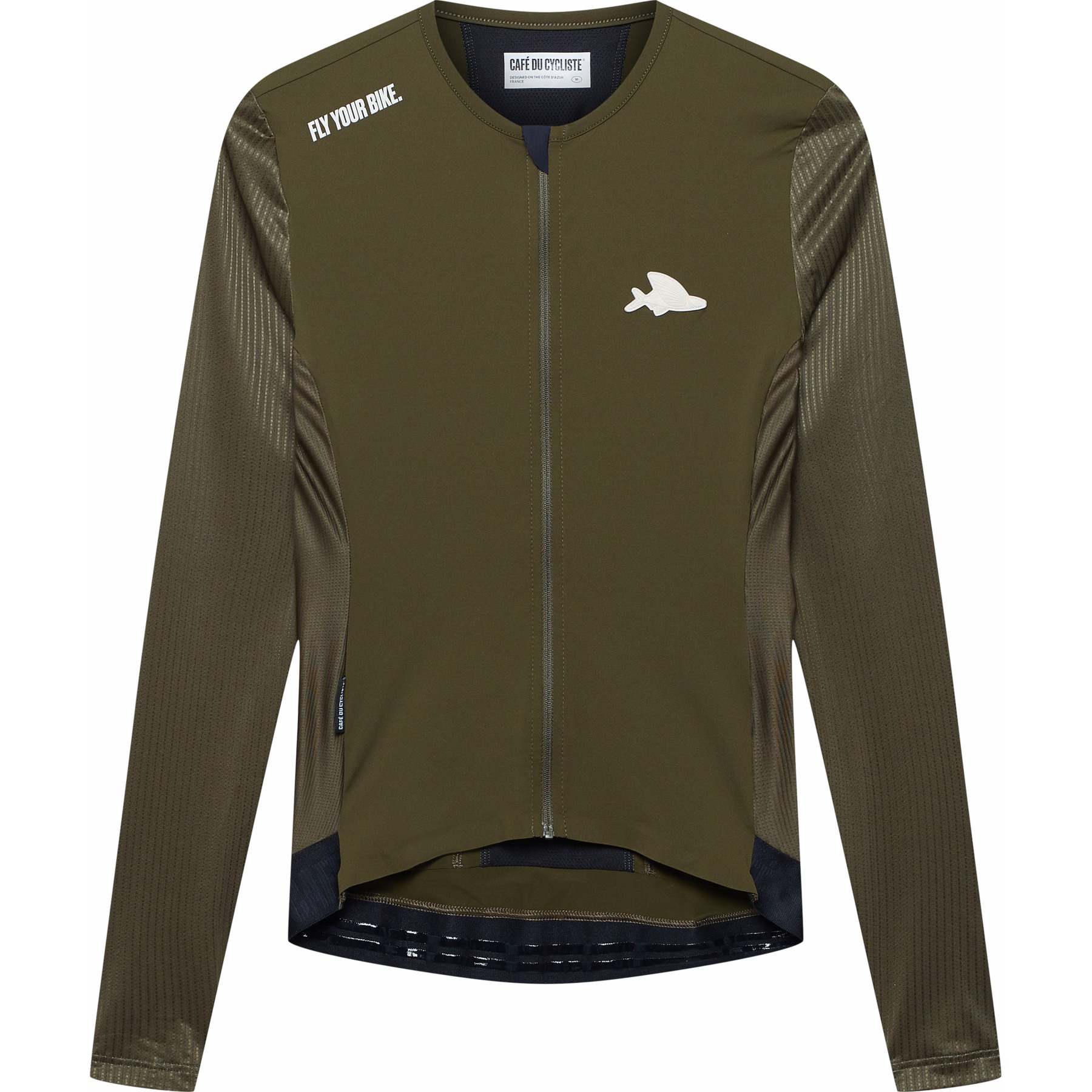 Produktbild von Café du Cycliste Roxane Langarmtrikot Herren - khaki