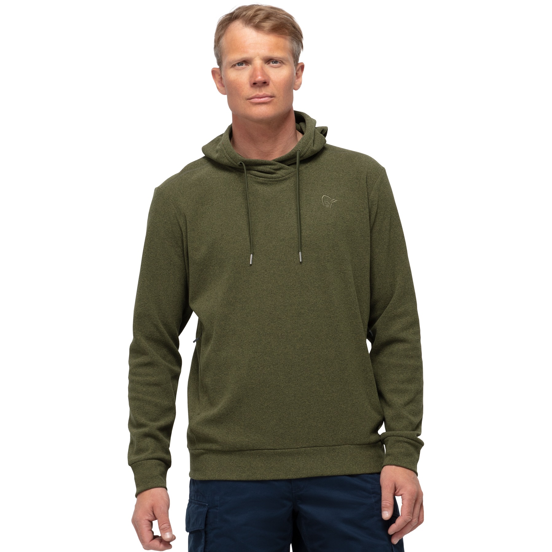 Picture of Norrona Warm2 Hood Men - Olive Night