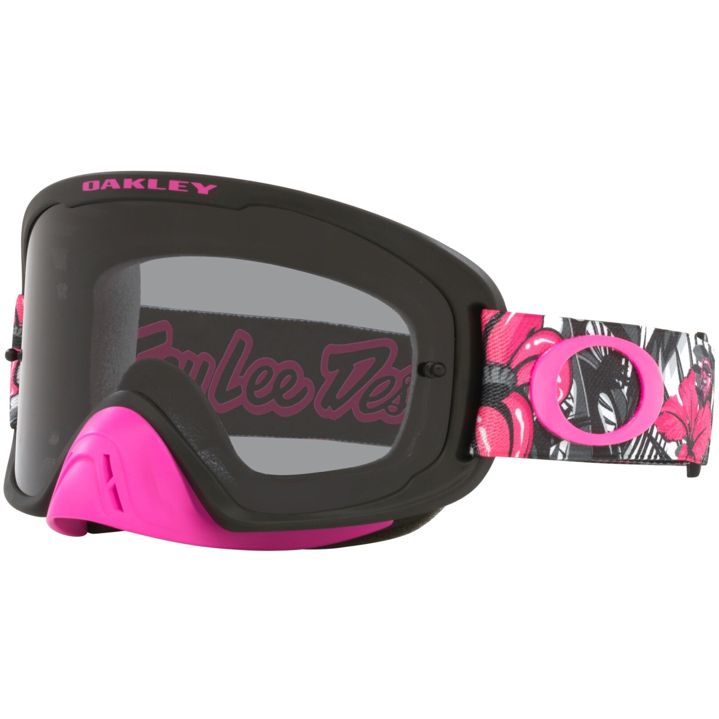 Picture of Oakley O-Frame 2.0 PRO MX Goggles - Troy Lee Designs Cosmic Jungle Black/Dark Grey - OO7115-41