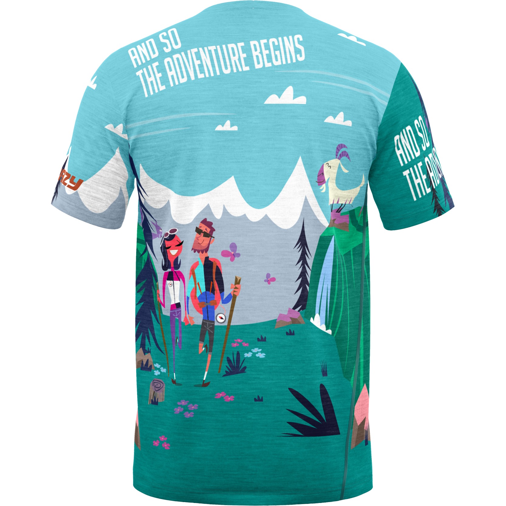 Crazy Idea Legend T-Shirt Herren - I Love Mountain | BIKE24