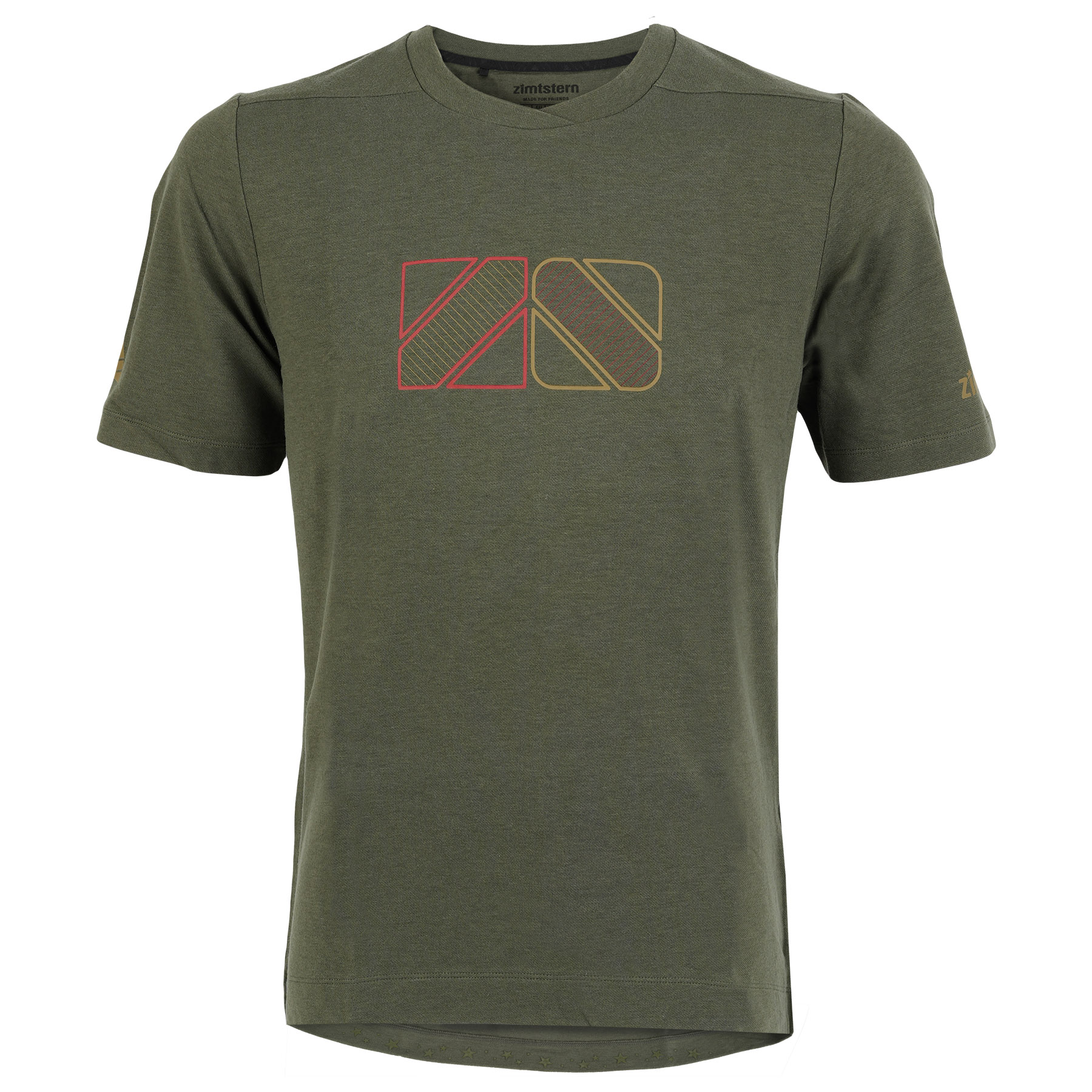 Picture of Zimtstern EcoFlowz Short Sleeve MTB-Shirt Men - forest night