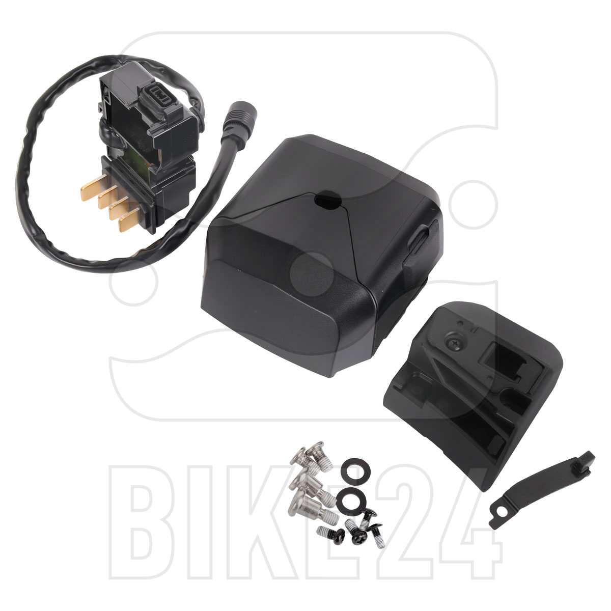 Picture of Shimano STePS BM-E6010 Battery Mount with Charging Jack - Down Tube - anthracite