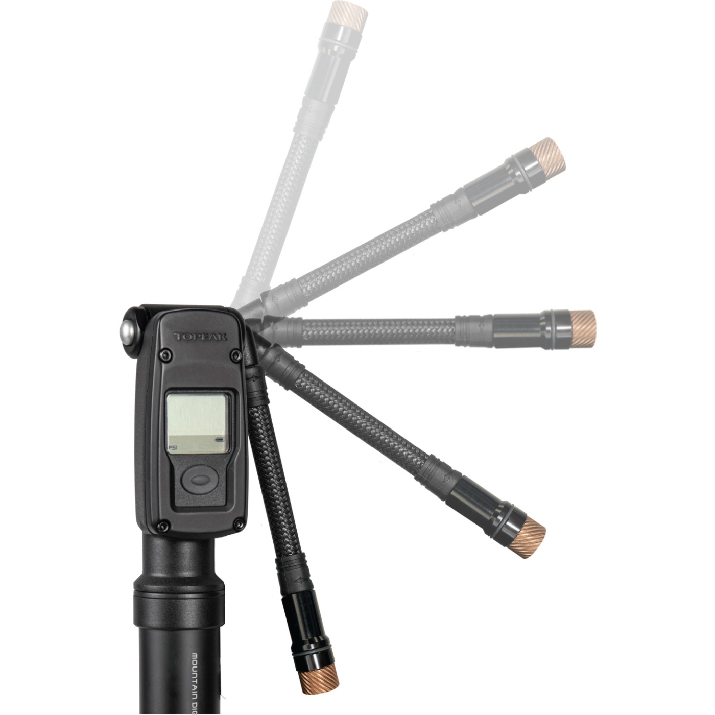 Topeak Mountain 2Stage Digital Mini Pump | BIKE24