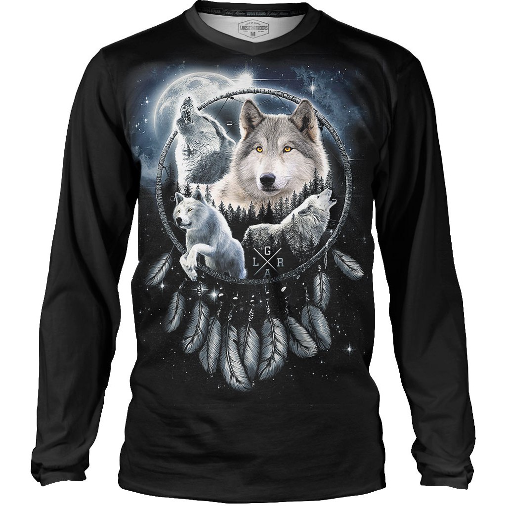 Image of Loose Riders Cult Of Shred Long Sleeve Jersey - Dreamcatcher