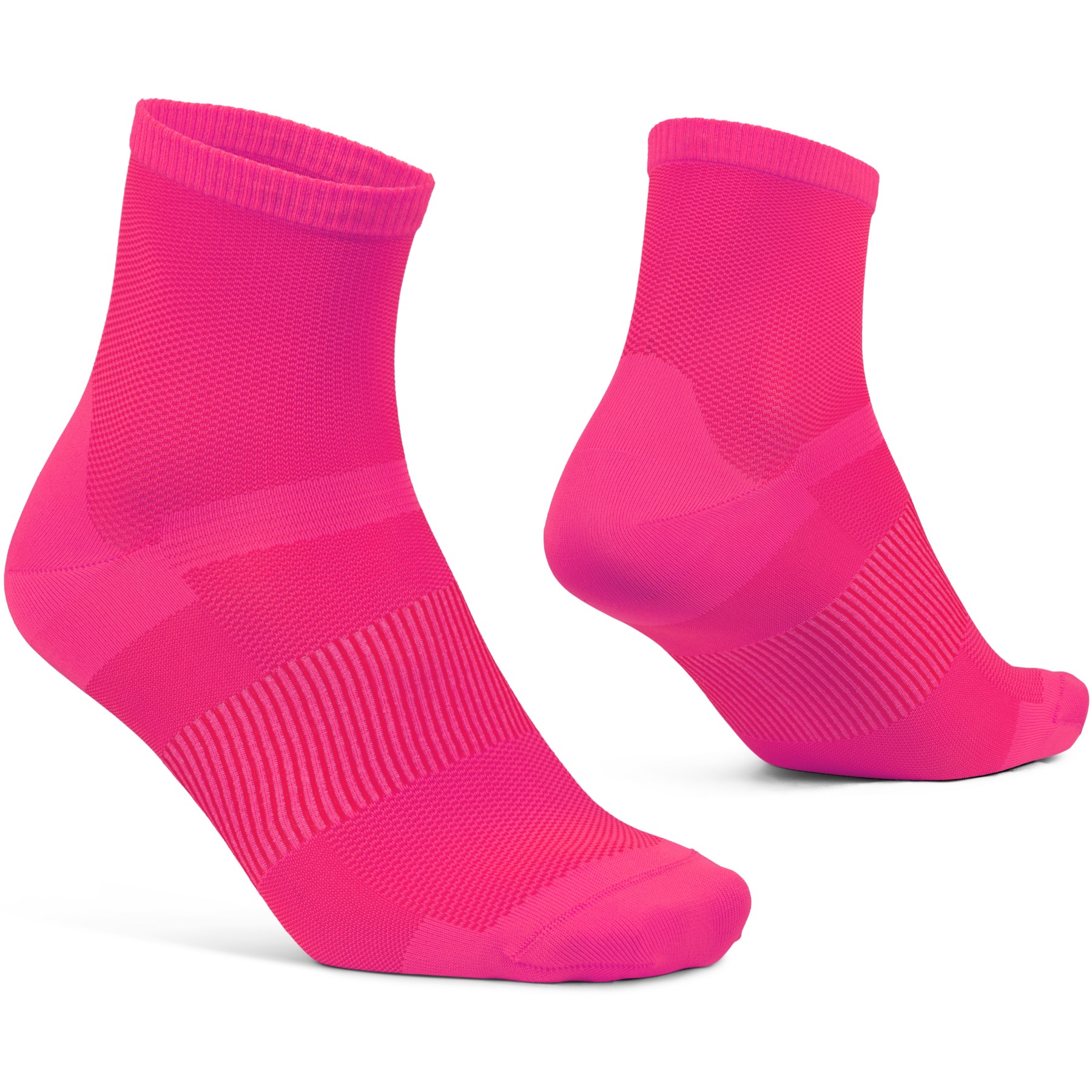 Produktbild von GripGrab Lightweight Airflow Short Socken - Pink Hi-Vis
