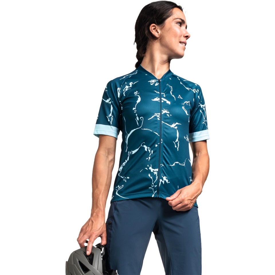 Picture of Schöffel Vertine Bike Shirt Women - lakemount blue 7585