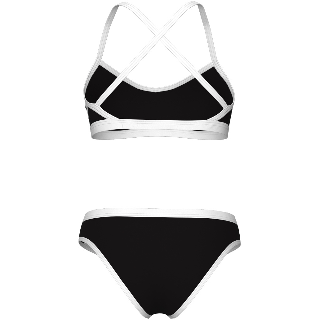arena Performance Icons Solid Cross Back Bikini Women - Black