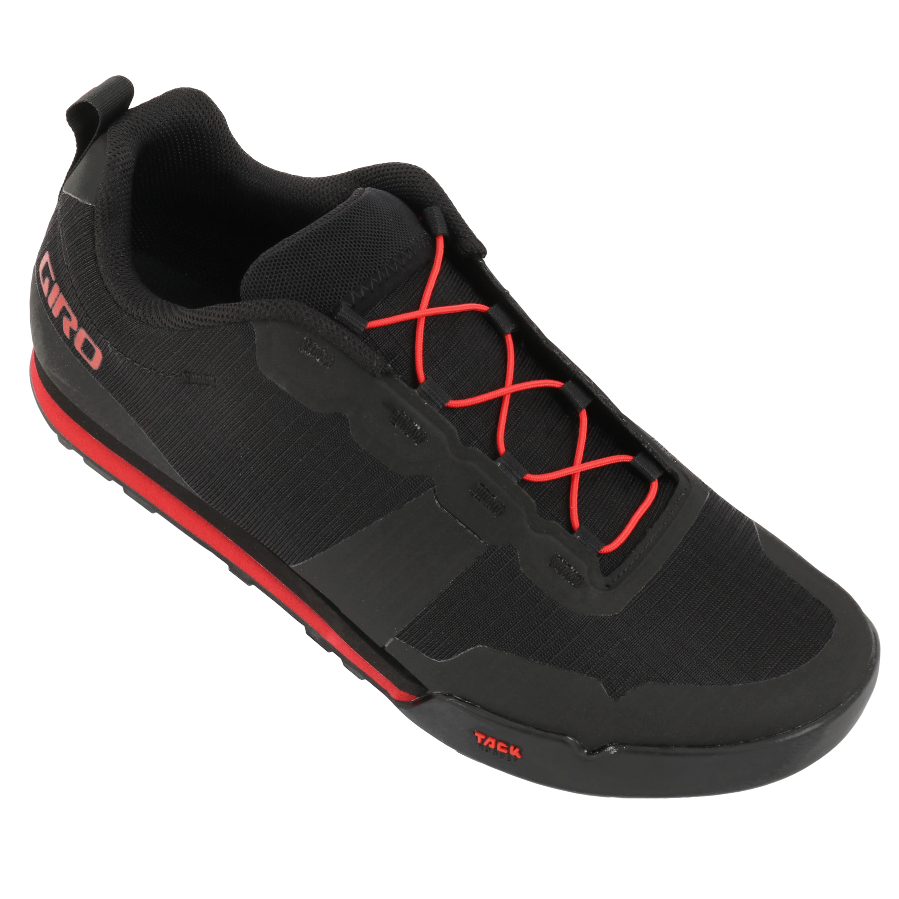 Foto van Giro Tracker Fastlace Flatpedal Schoenen Heren - black/bright red