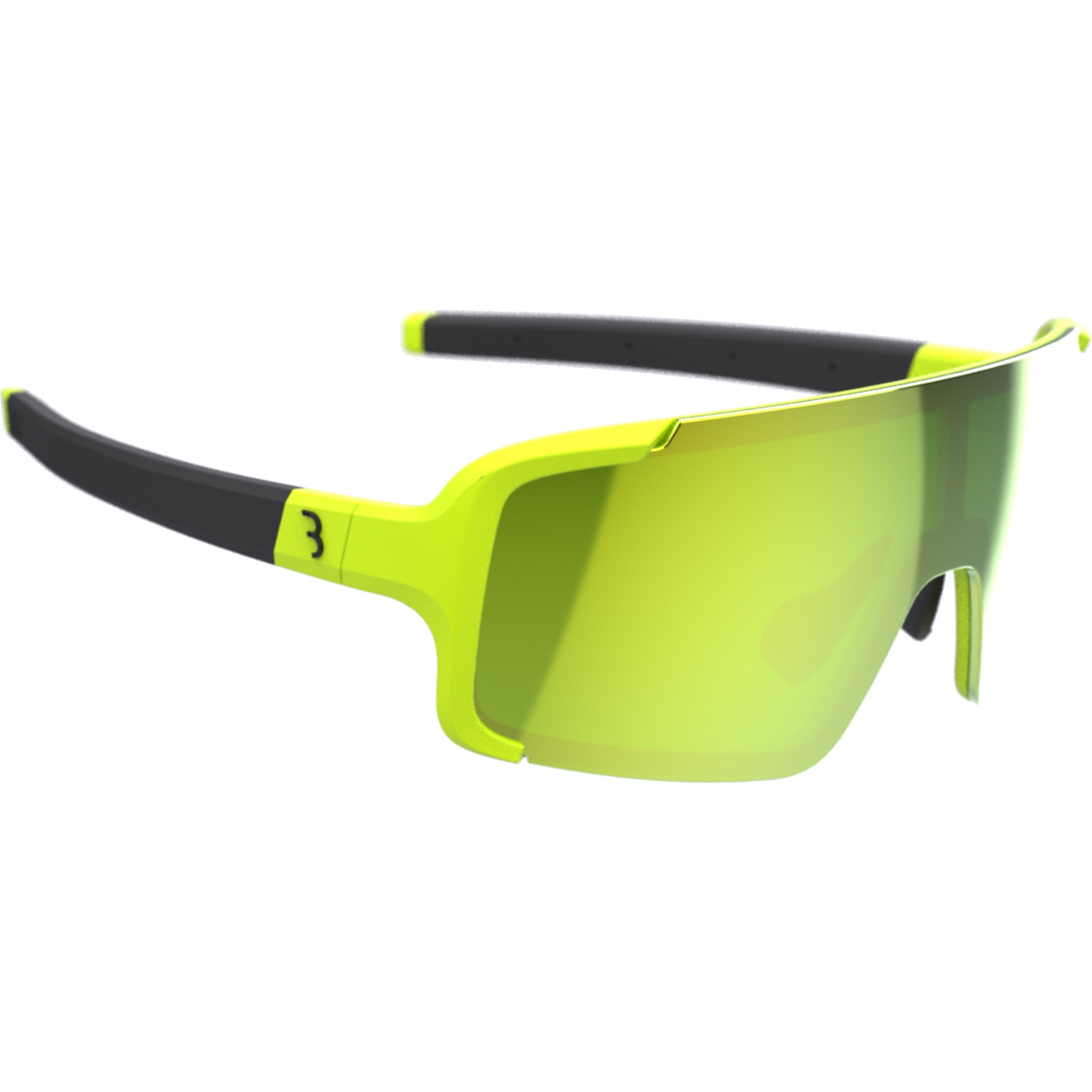 Picture of BBB Cycling Chester BSG-69 Glasses - matt neon yellow | MLC fluor green