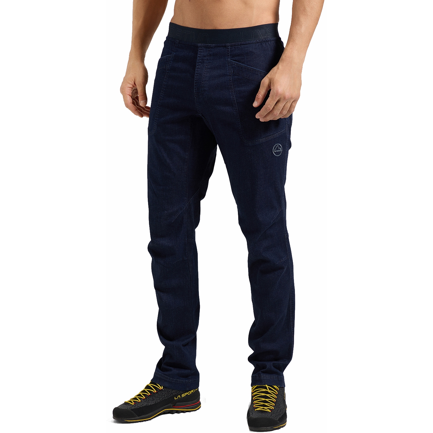 Picture of La Sportiva Cave Jeans Pants Men - Jeans/Deep Sea