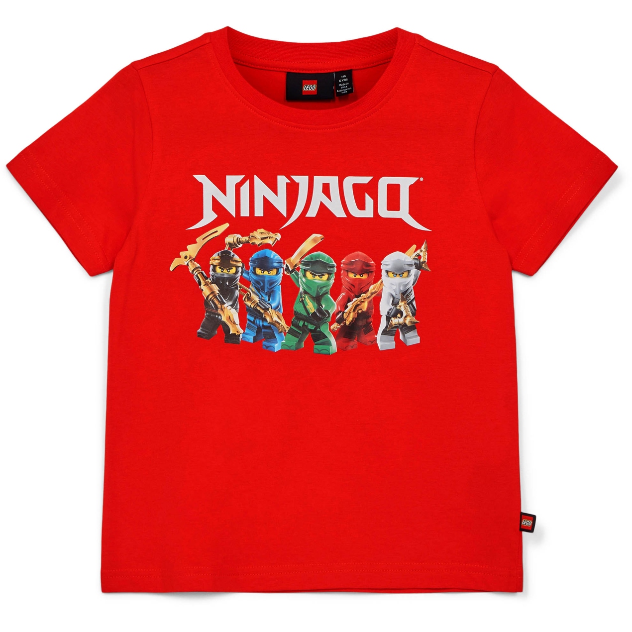 Picture of LEGO® Tano 110 - NINJAGO T-Shirt Short Sleeve Kids - Red