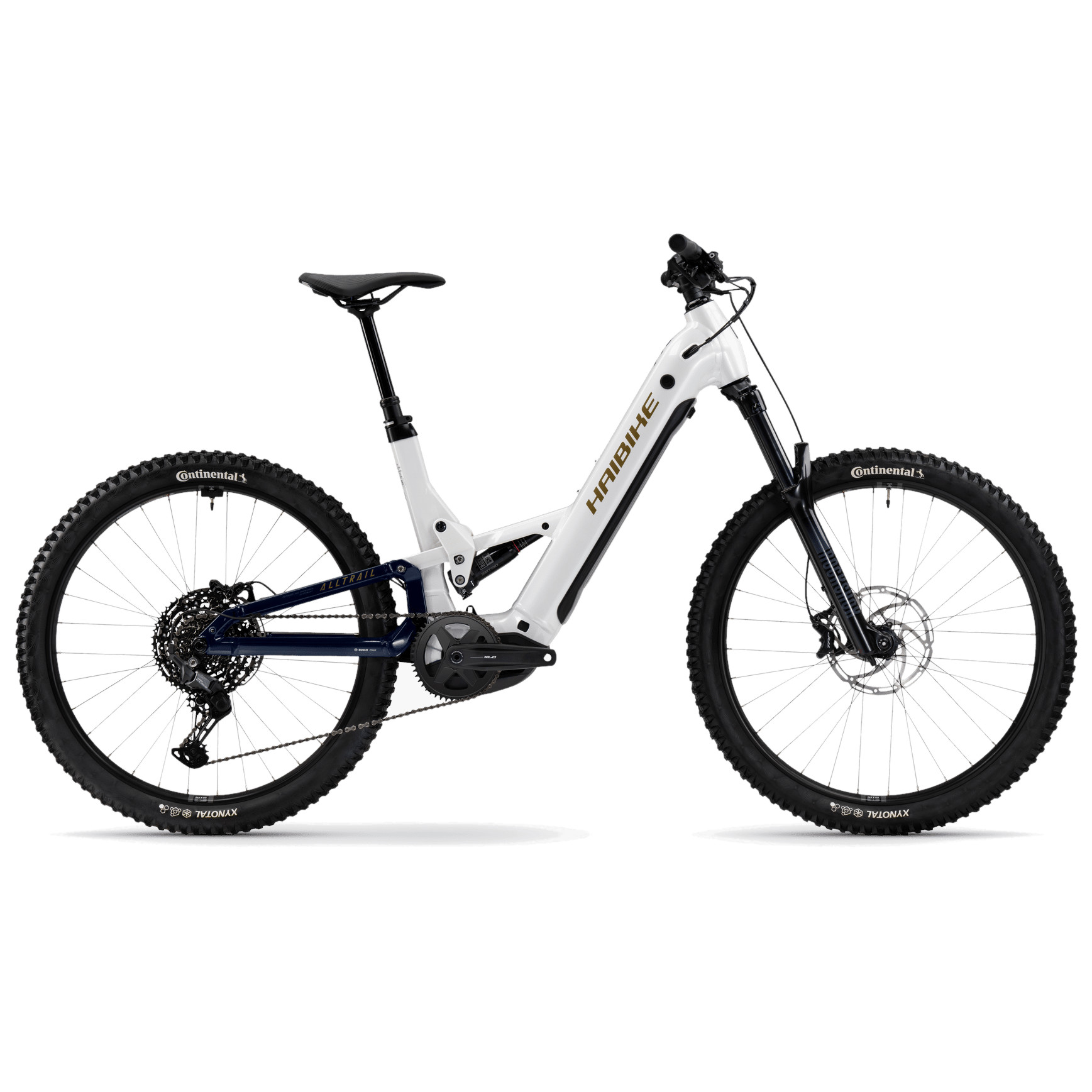 Produktbild von Haibike ALLTRAIL 8 - 27.5&quot; Easy Entry E-Mountainbike - 2025 - white/blue/gold - glossy