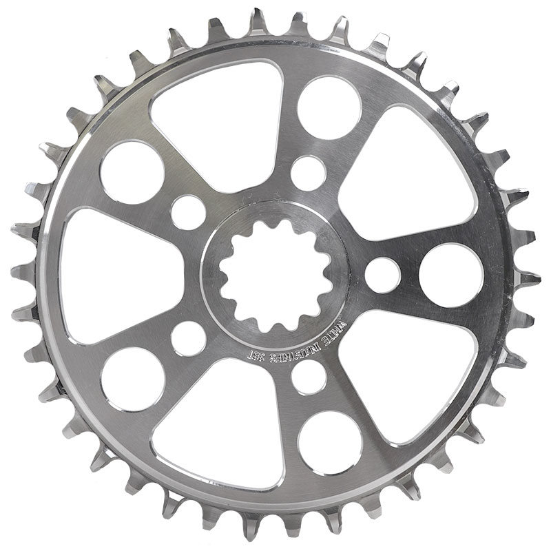 Produktbild von White Industries ENO TSR Narrow Wide Singlespeed Kettenblatt - silber poliert