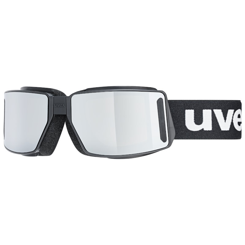 Bild von Uvex mtn tour Skibrille - black matt/mirror silver + clear