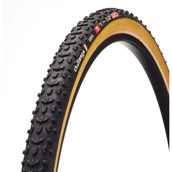 Picture of Challenge Grifo Cross Tubular Tire - 33-622 - black/brown