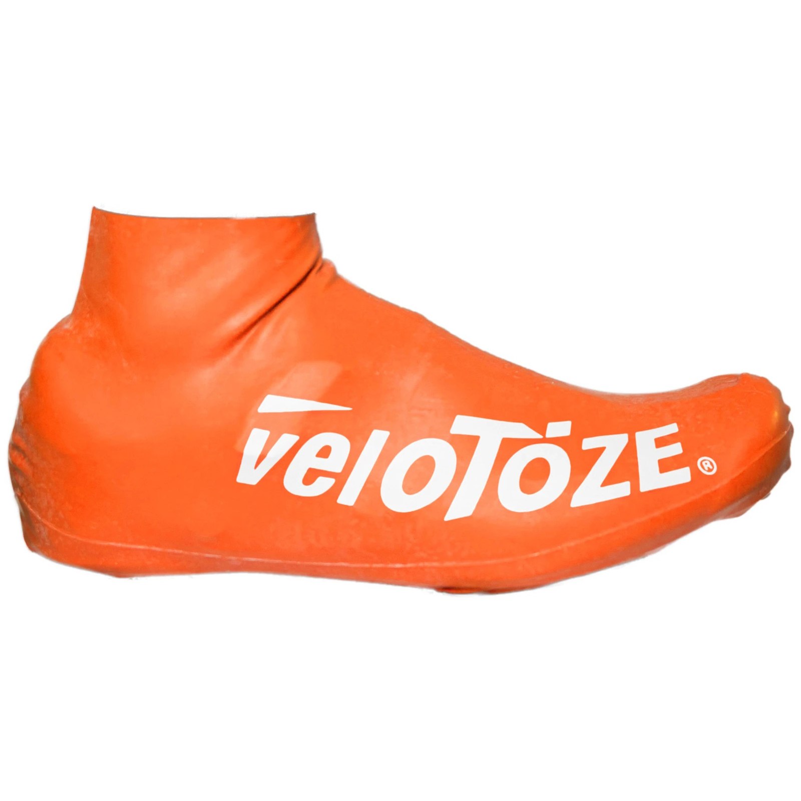 Image of veloToze Short Shoe Cover Road 2.0 - Viz-orange