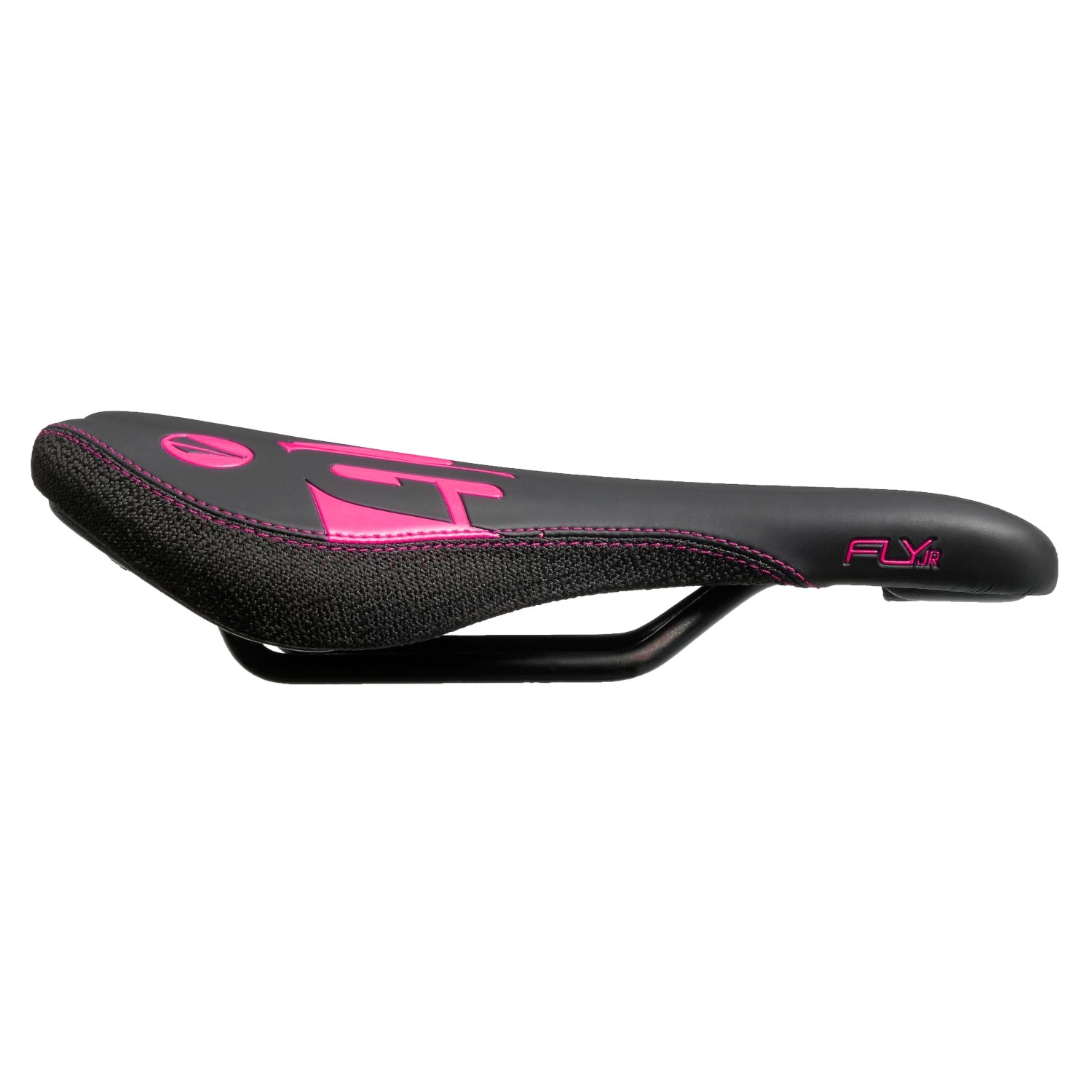 SDG Jr. Pro Kit - MTB Saddle, Handlebar, Grips & Pedals for Kids -  black/neon pink