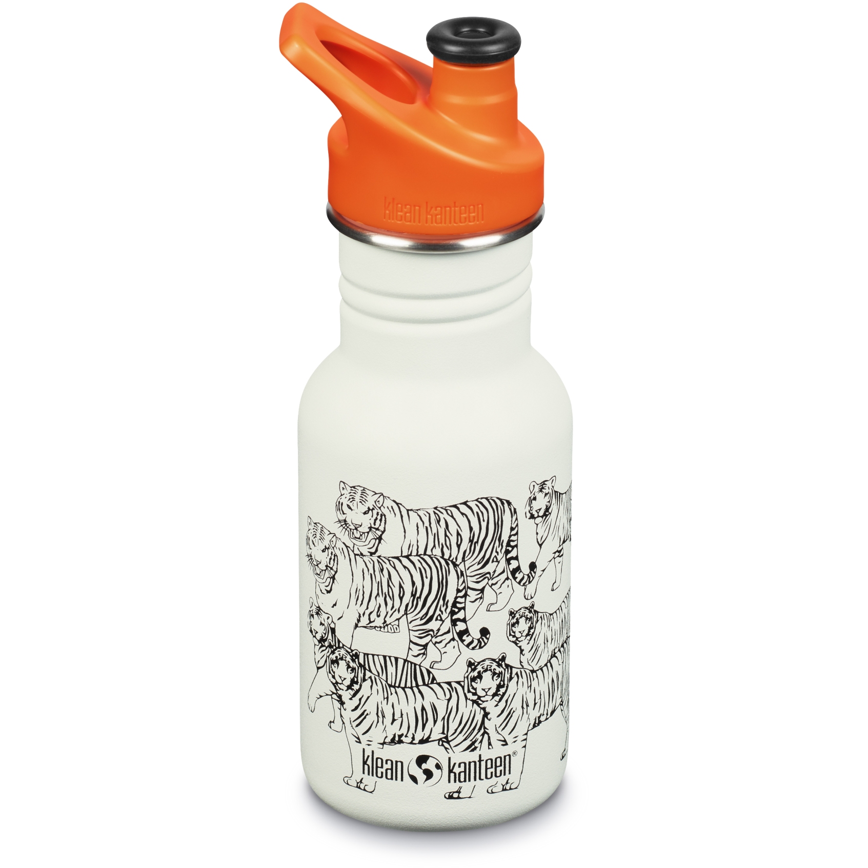 Picture of Klean Kanteen Kid Classic Sport Bottle with Sport Cap 355 ml - tigers