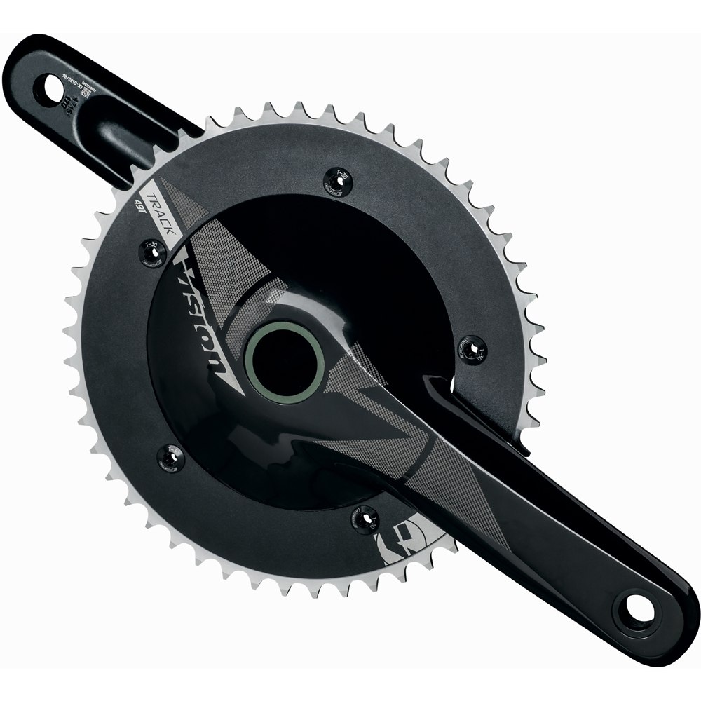 Vision Track 1X BB386EVO Crankset - 49 teeth - black