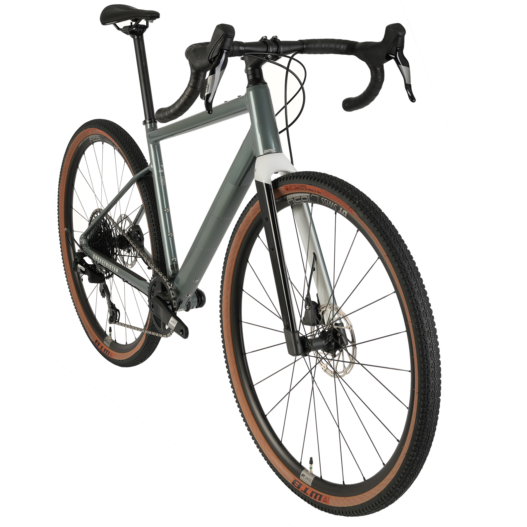 Productfoto van BMC URS AL ONE - Gravel Bike - metallic grey green / white