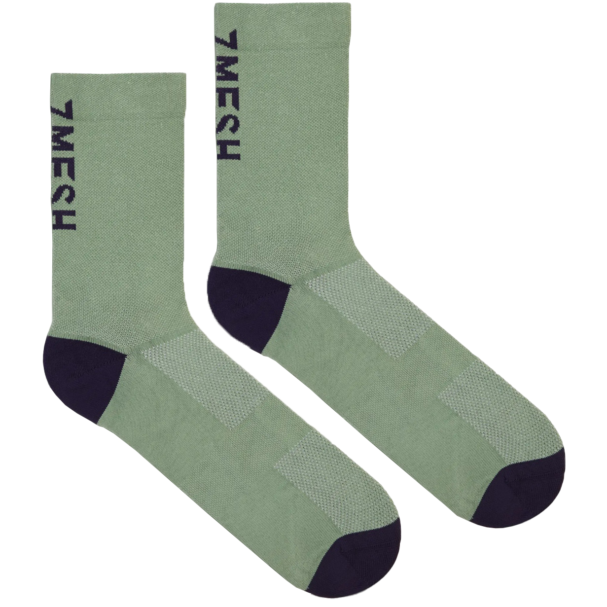Image de 7mesh Chaussettes 6" - Word - Shadow