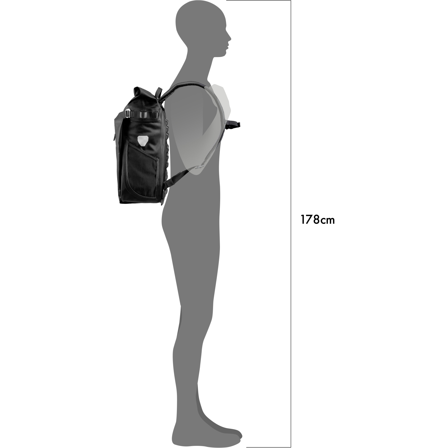 ORTLIEB Vario PS QL2.1 Bike Pannier / Backpack - 26L - black | BIKE24