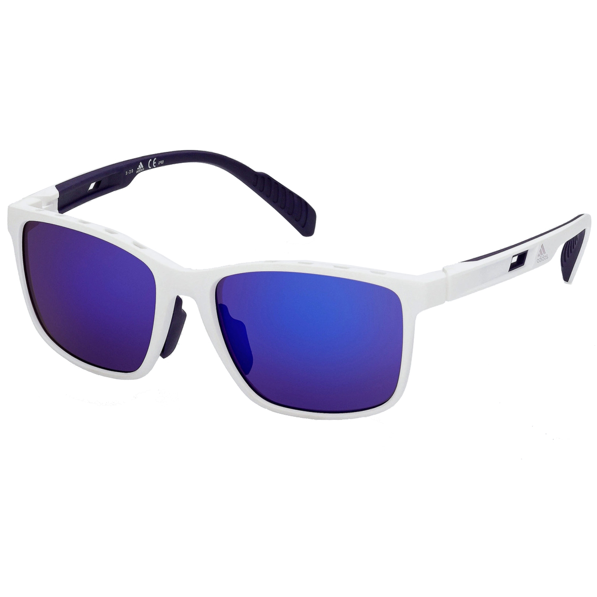 Produktbild von adidas Actv Classic SP0035 Sport Sonnenbrille - White / Contrast Mirror Violet
