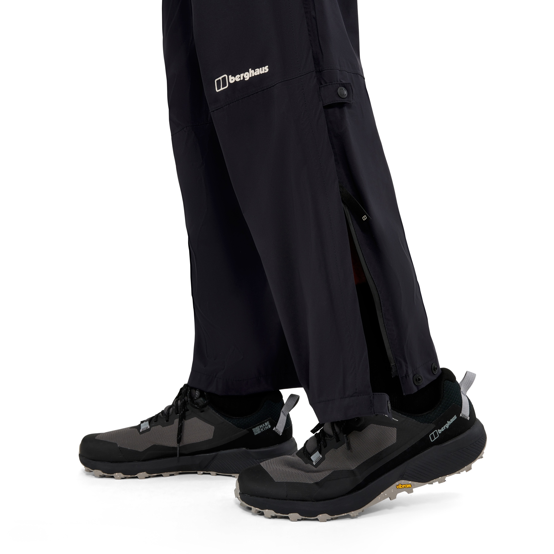 Berghaus Deluxe waterdichte herenbroek, zwart, 3XL/31