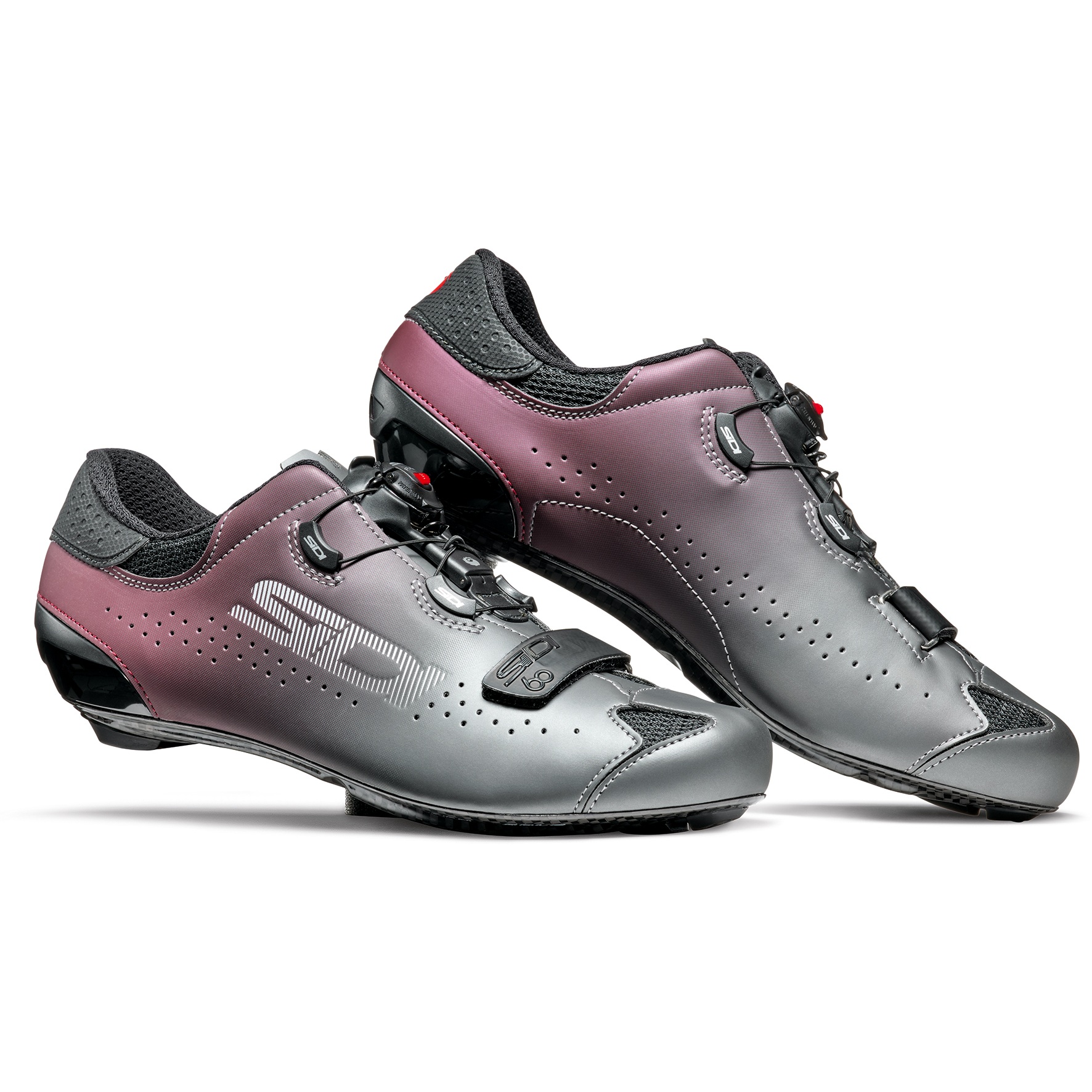 Photo produit de Sidi Chaussures Vélo Route - Sixty - anthracite vino