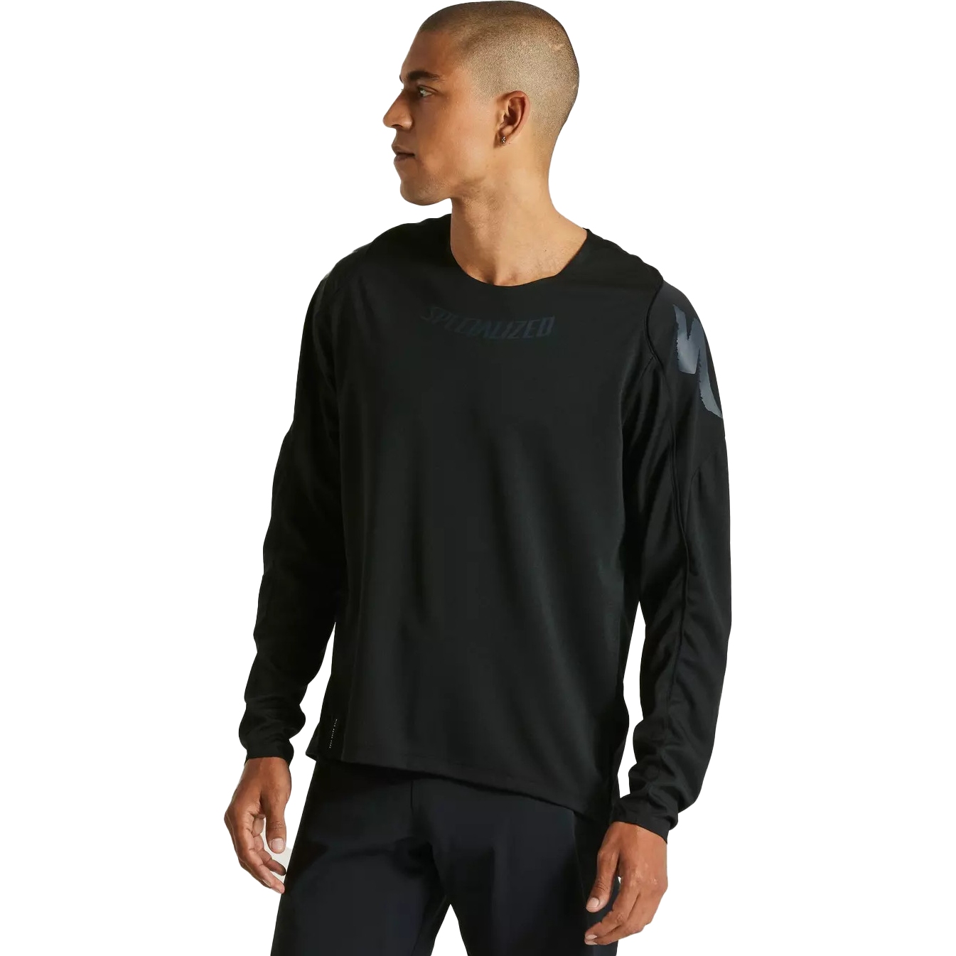 Productfoto van Specialized Gravity Fietsshirt met Lange Mouwen Unisex - zwart