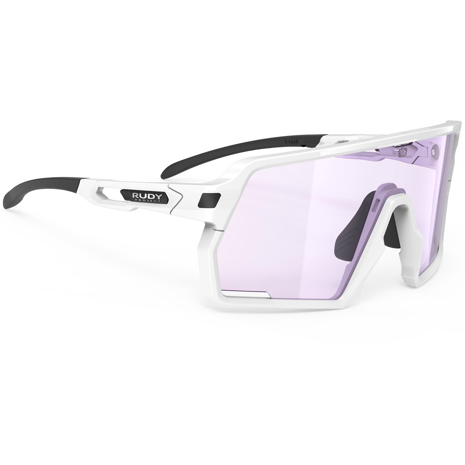 Produktbild von Rudy Project Kelion Photochromic Brille - White Gloss/ImpactX 2 Laser Purple