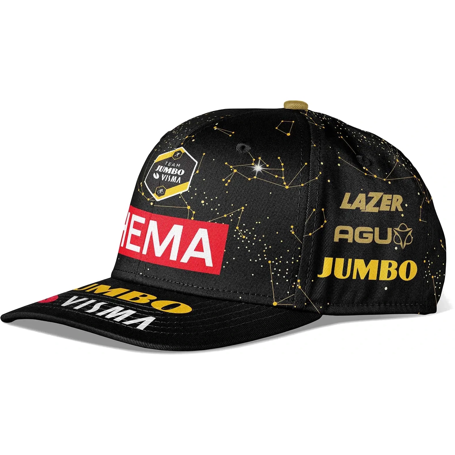 AGU Team Jumbo-Visma - The Vélodrome Podium Flat Cap TdF 2023 - multicolour