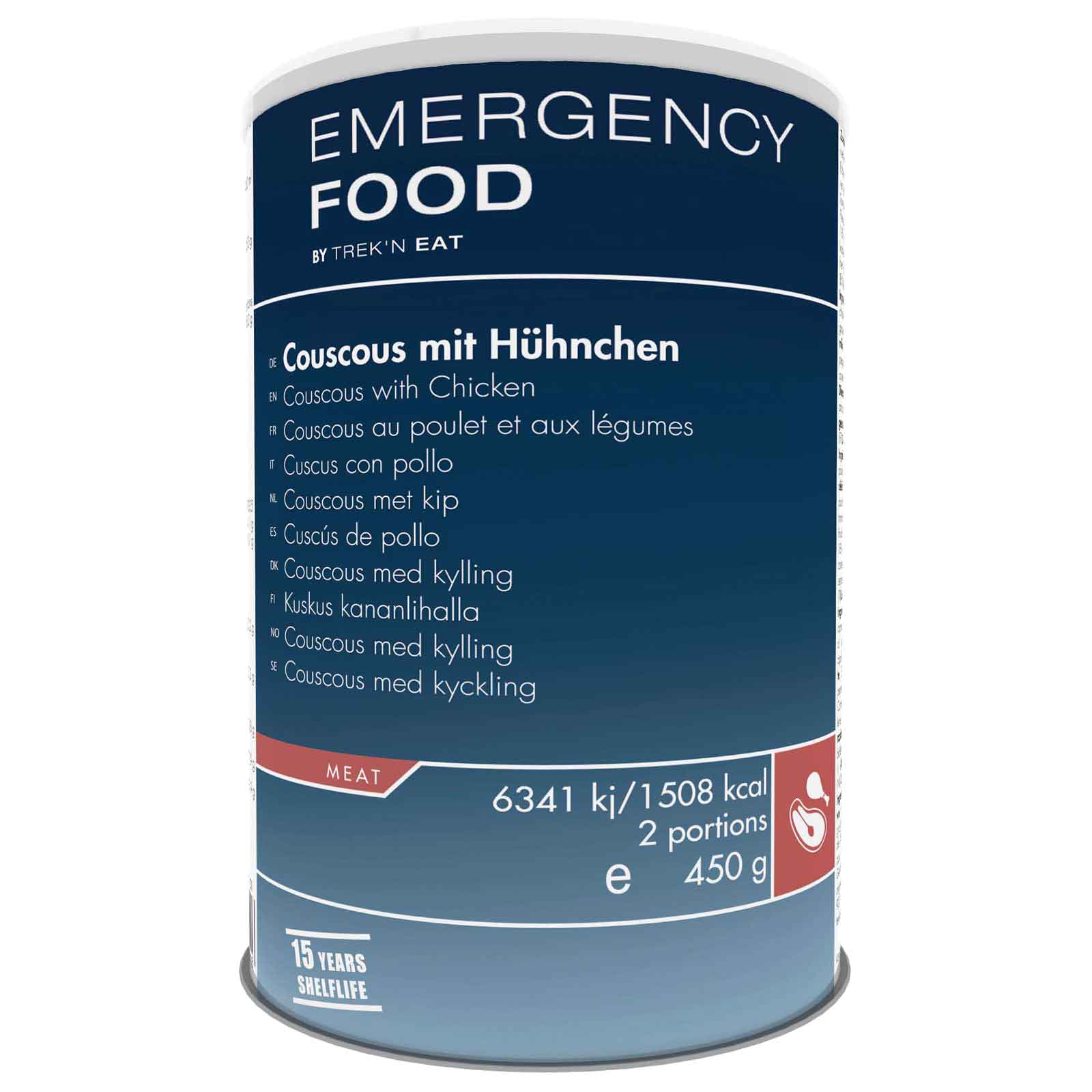 Produktbild von Trek&#039;N Eat Emergency Food Couscous mit Hühnchen - 450g