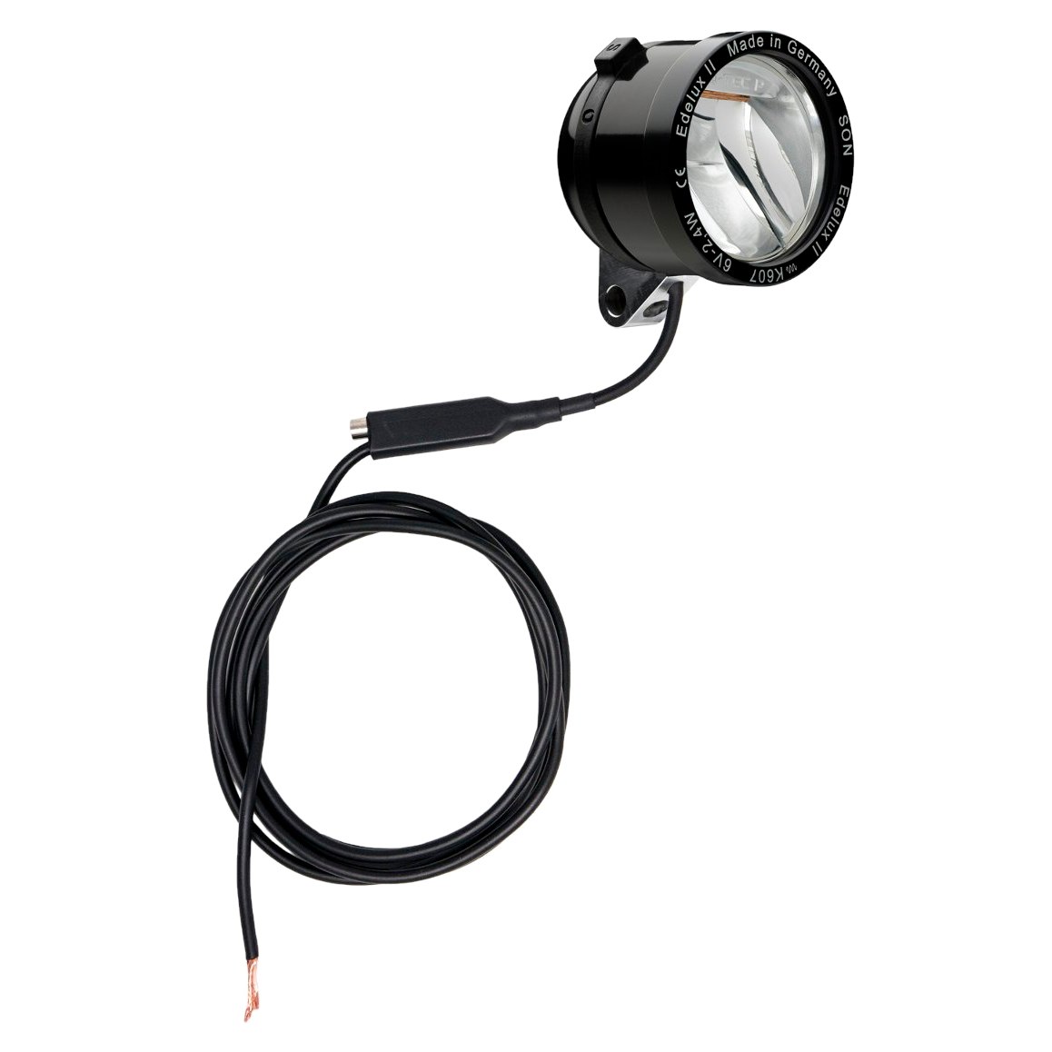 Picture of SON Edelux II LED Front Light with Coaxial Junction Box - black anodized