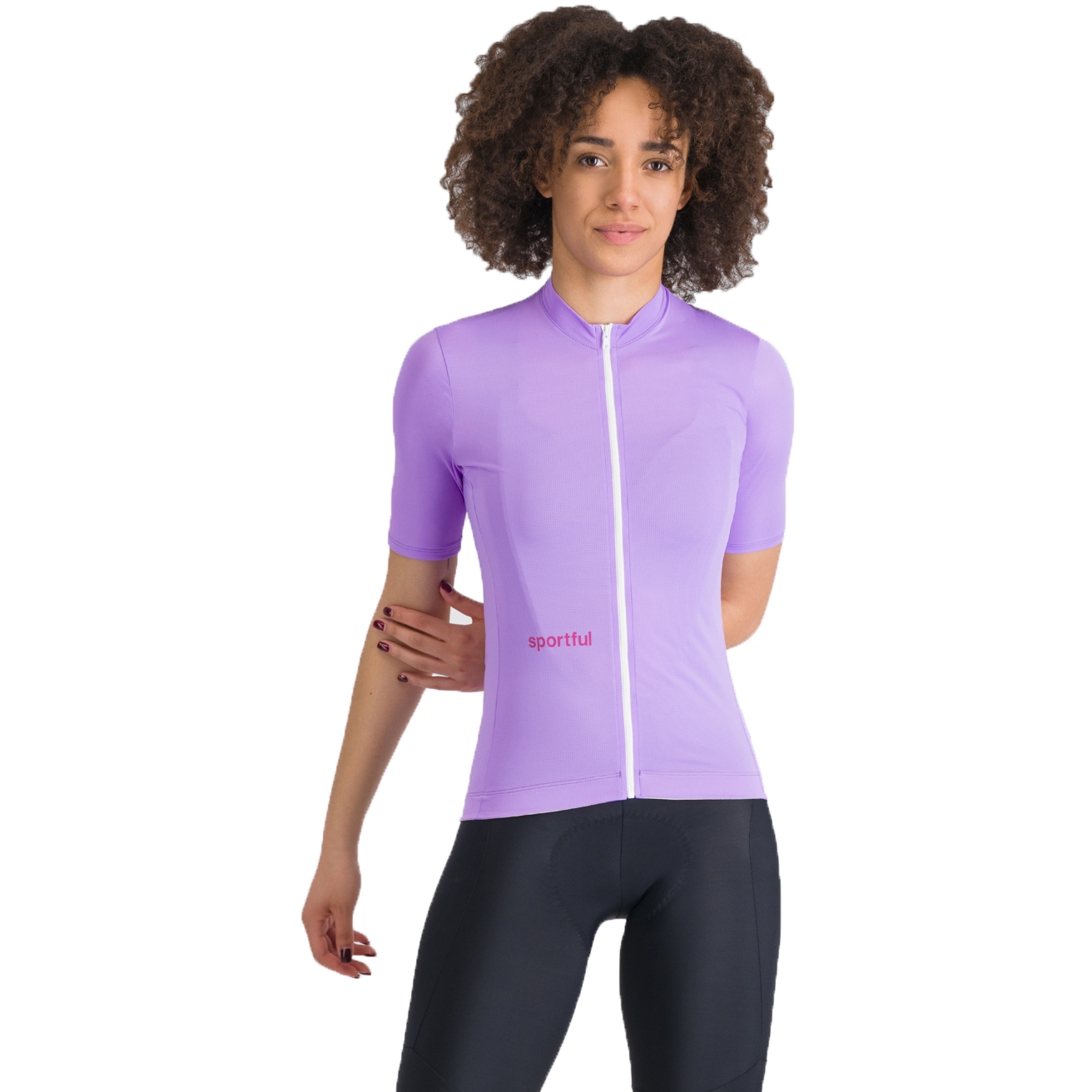 Спортивный классический женский свитер - 5002 Mistic Violet фиолетовый