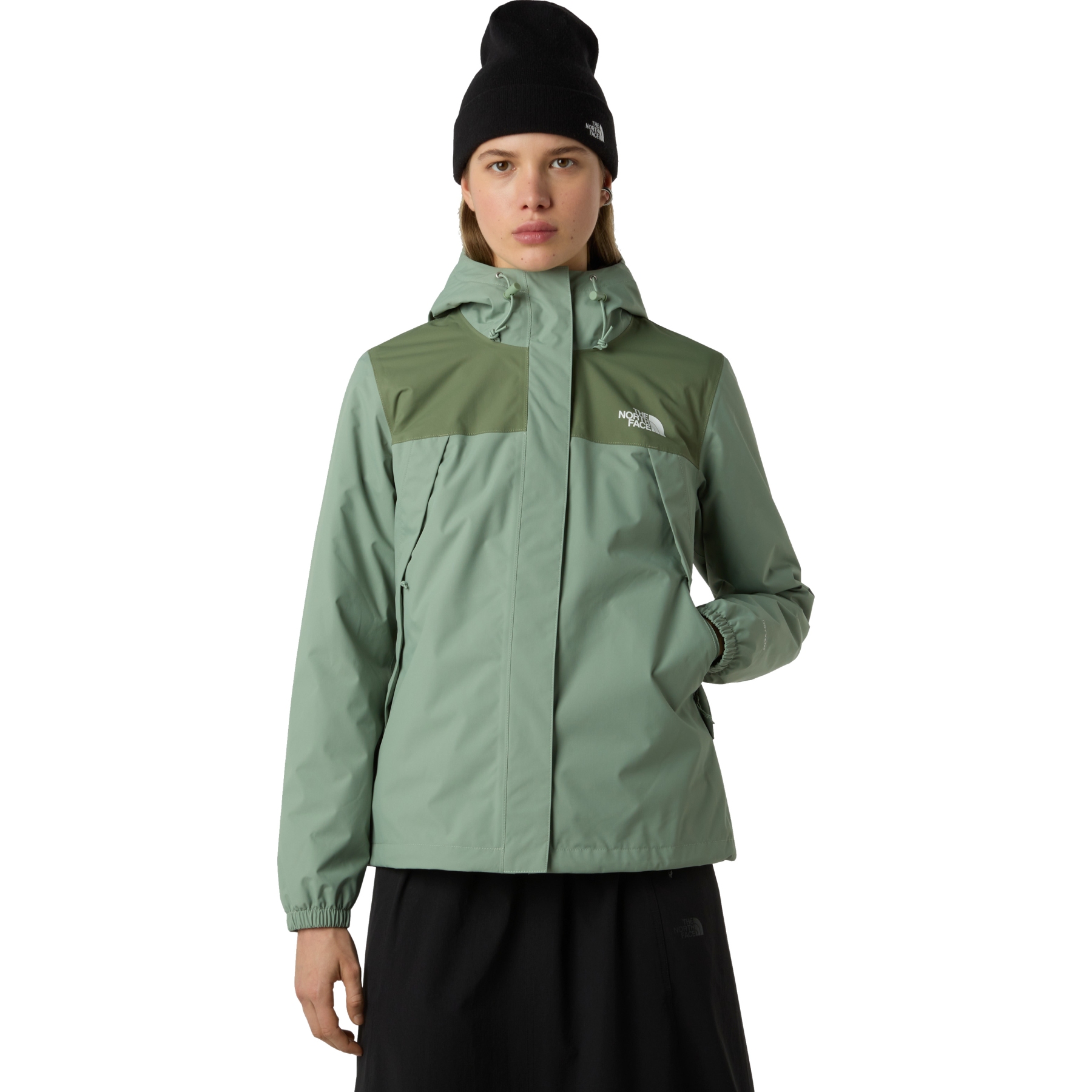 The North Face Antora Rain Jacket Women - Slate Moss/Bark Mist