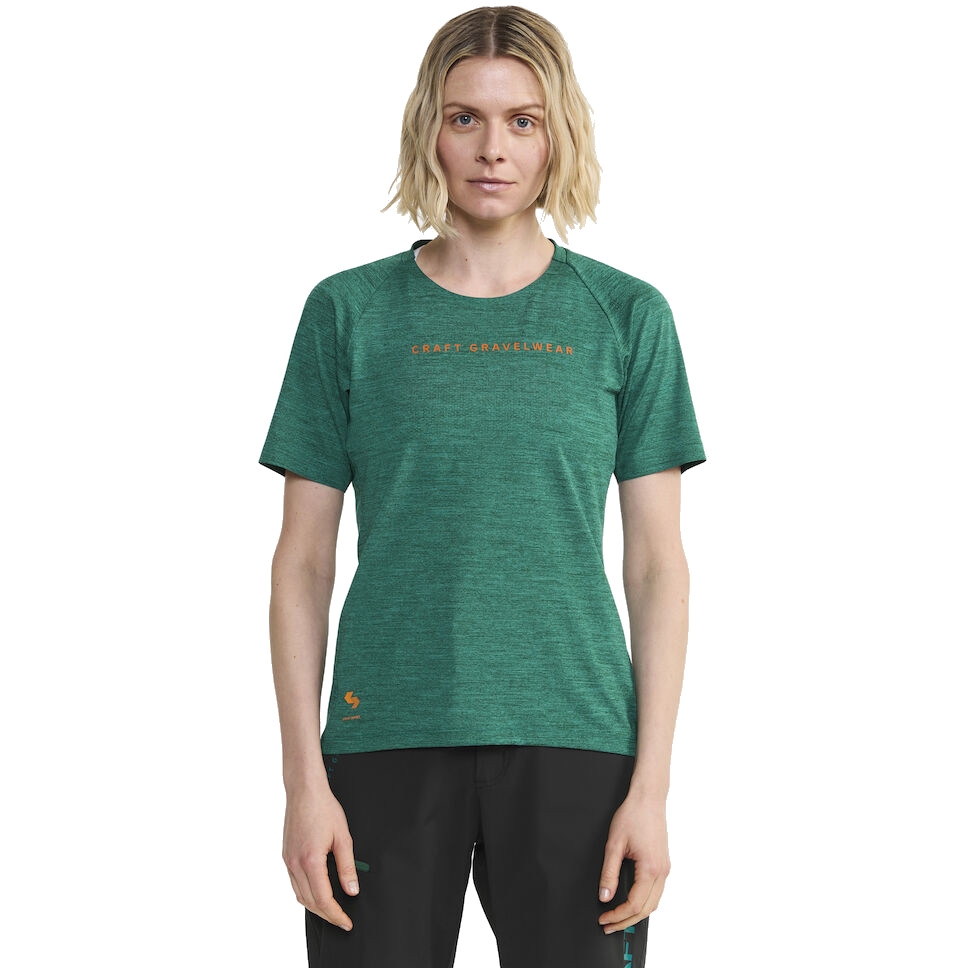 Produktbild von CRAFT ADV Gravel Kurzarmshirt Damen - Twig Melange