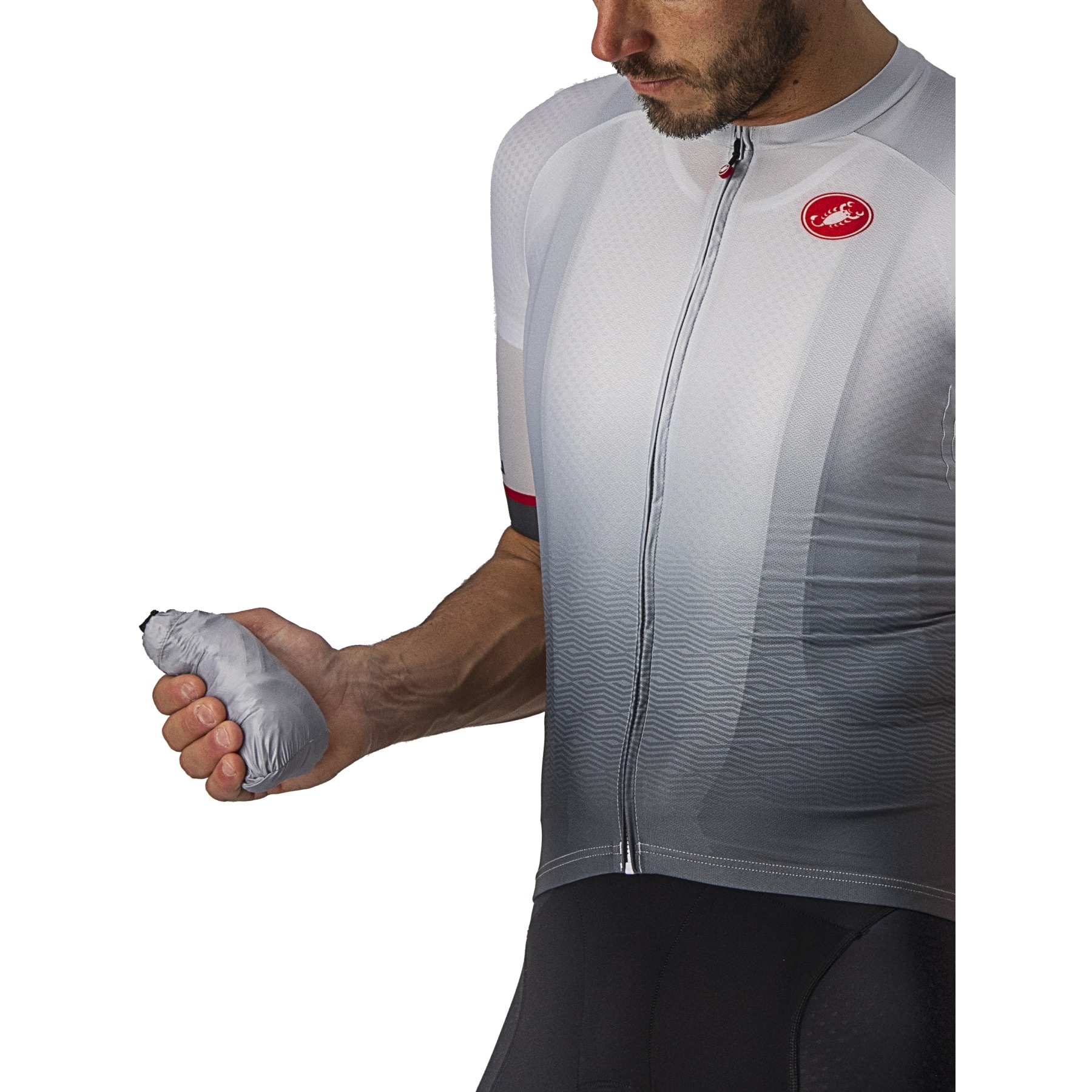 Castelli Aria Shell Jacket Men - silver grey 870