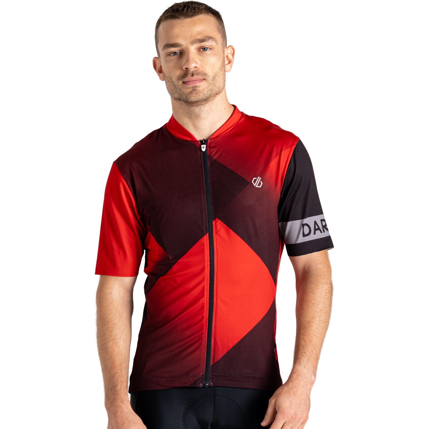 Photo produit de Dare 2b Maillot Vélo Homme - AEP Pedal II - 784 Seville Red / Black