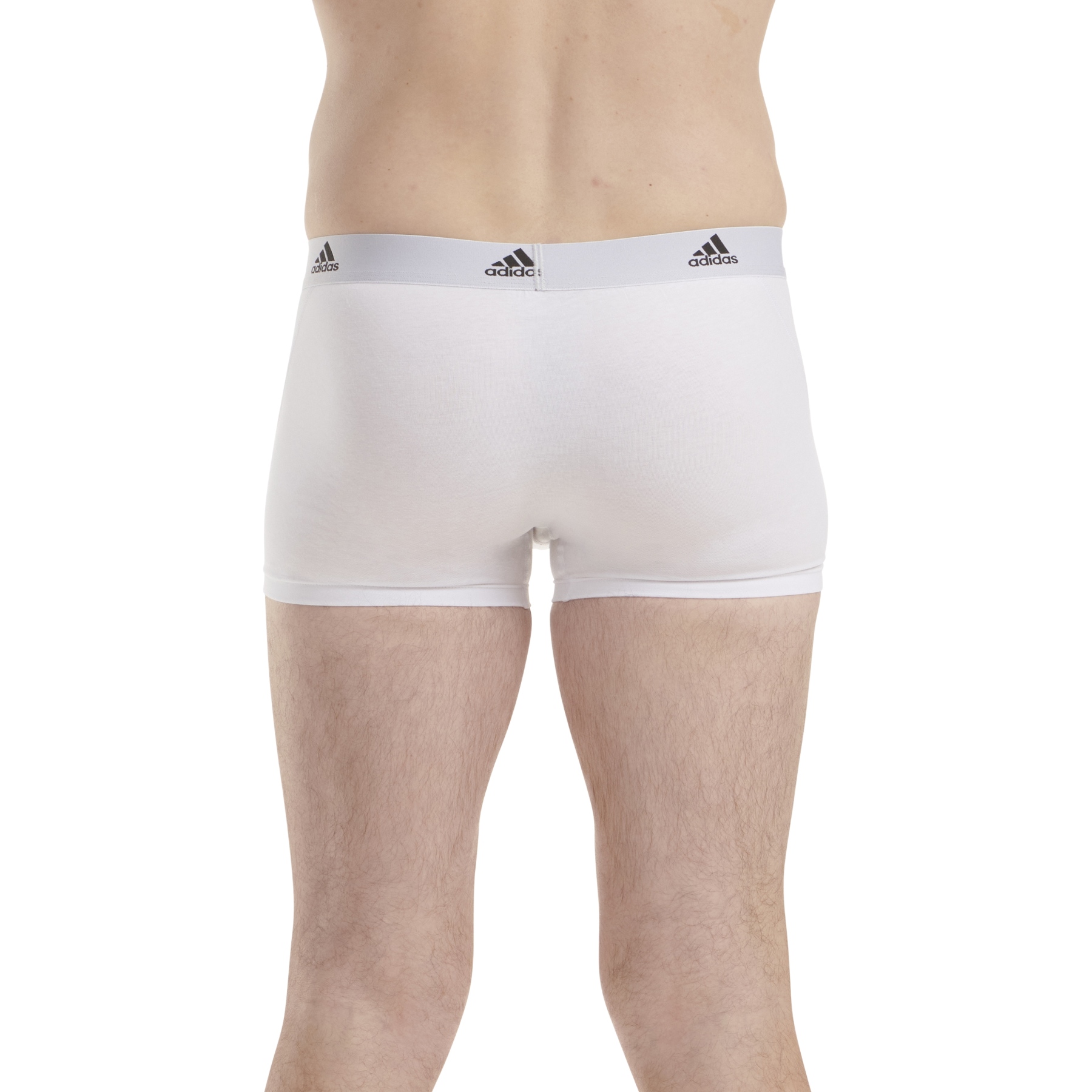 adidas Sports Underwear Active Flex Cotton Trunk Men - 3 Pack - 100-white