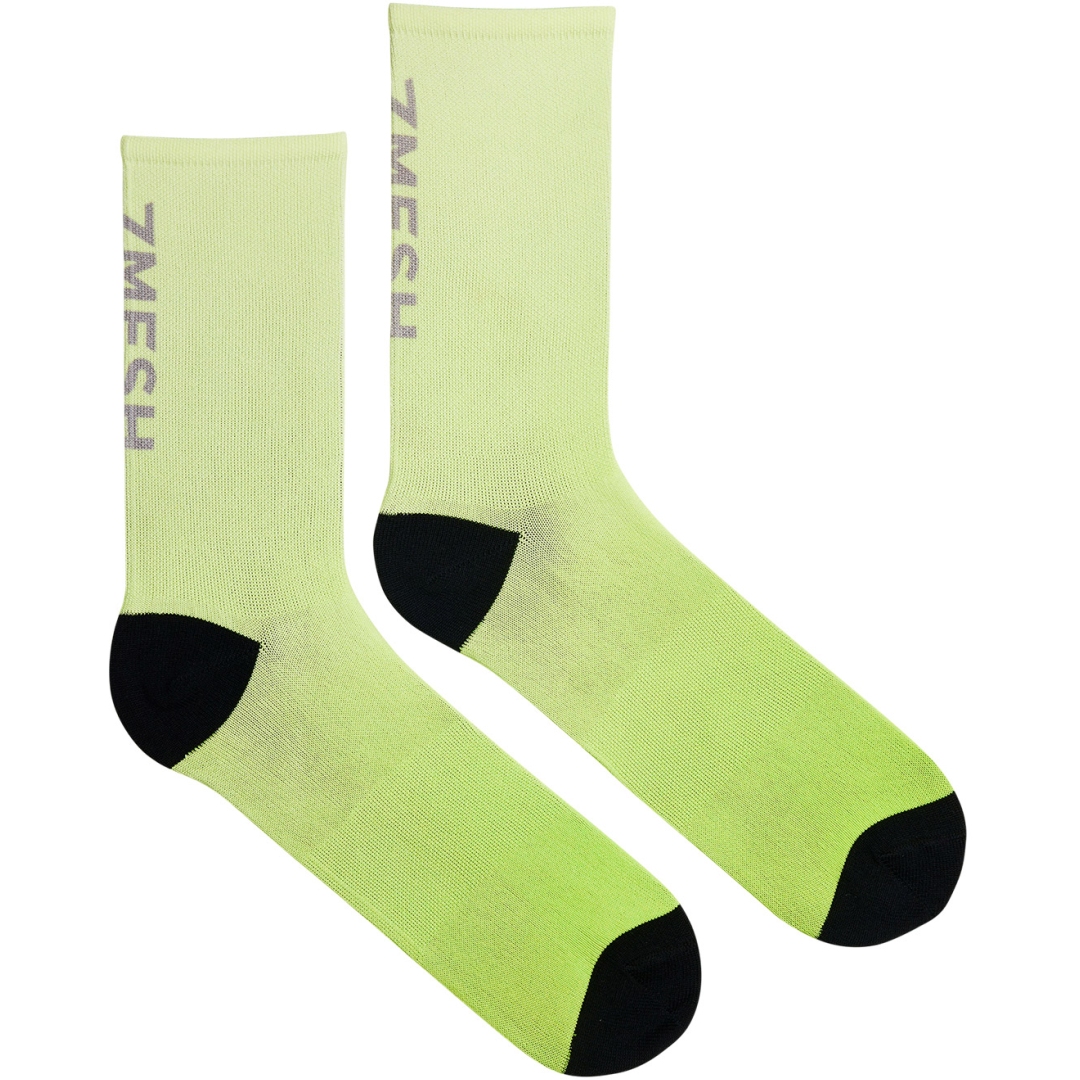 Bild von 7mesh Fading Light 7,5" Socken - Lime Sorbet