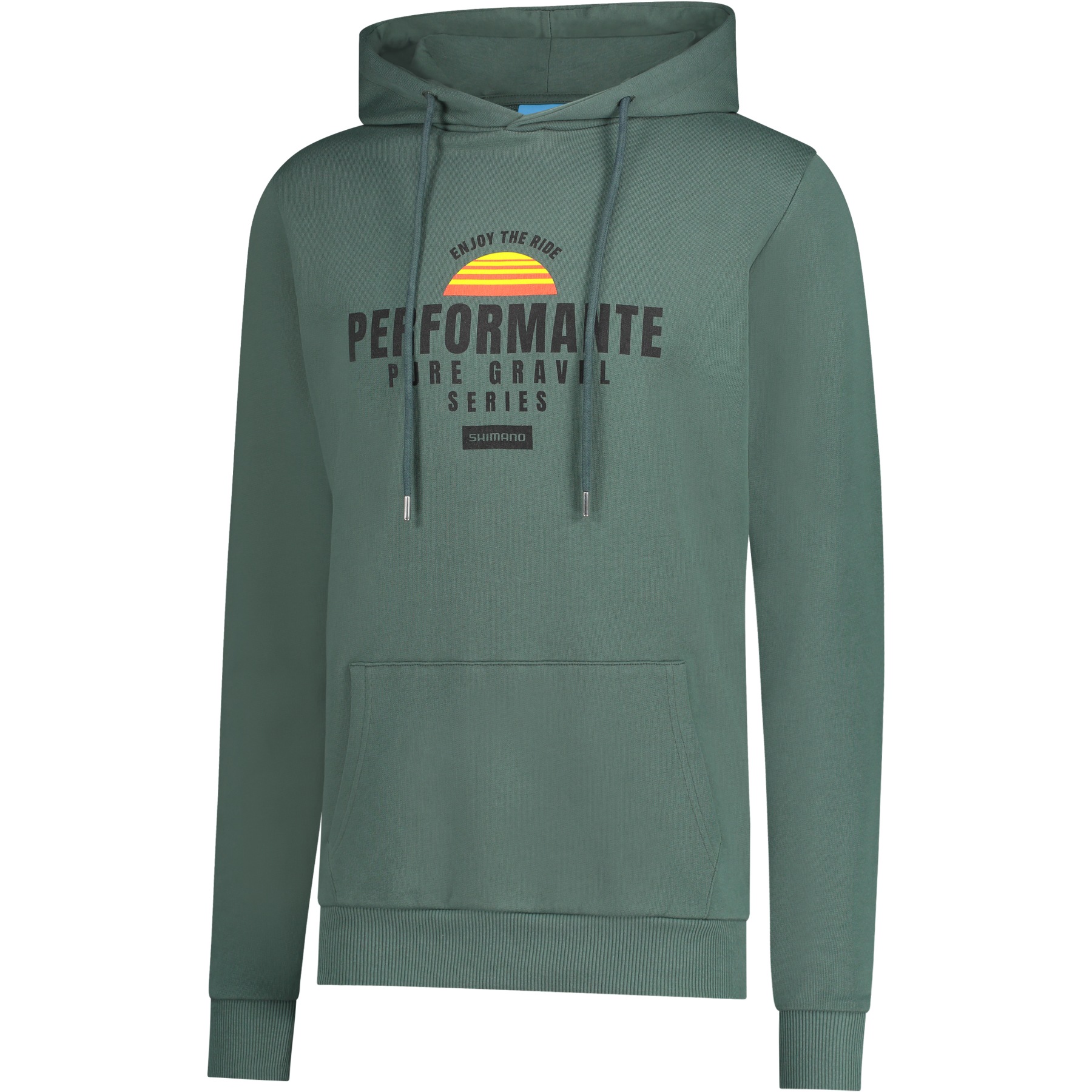 Picture of Shimano Graphic Hoodie Pullover - moss green
