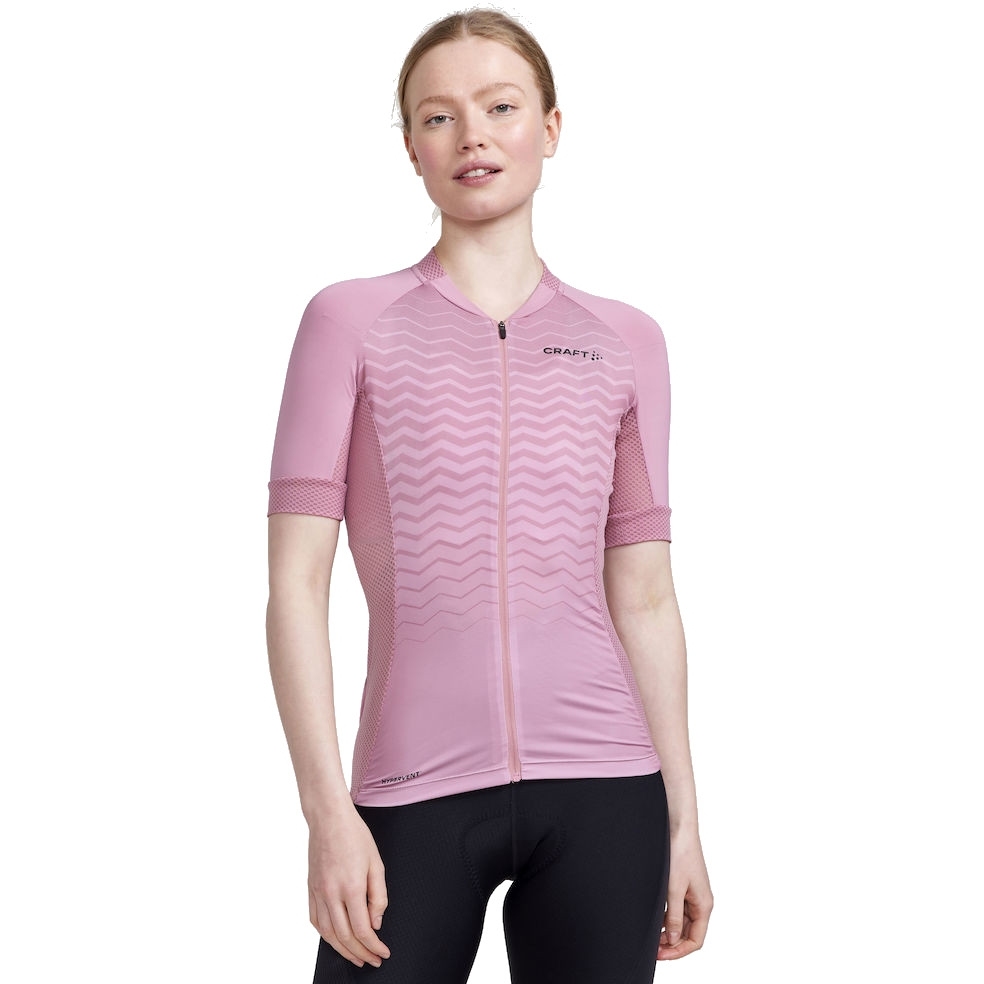 Maillot Cyclisme Femme Craft ADV Offroad SS Solo-Corail Taille M - Neuf Avec étiquette - Respirant, Zip Complet