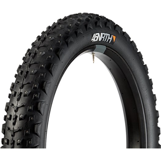 Picture of 45NRTH Dillinger 4 Fatbike Folding Tire with 240 Studs - Tubeless Ready - 26x4.0 Inches - 60TPI