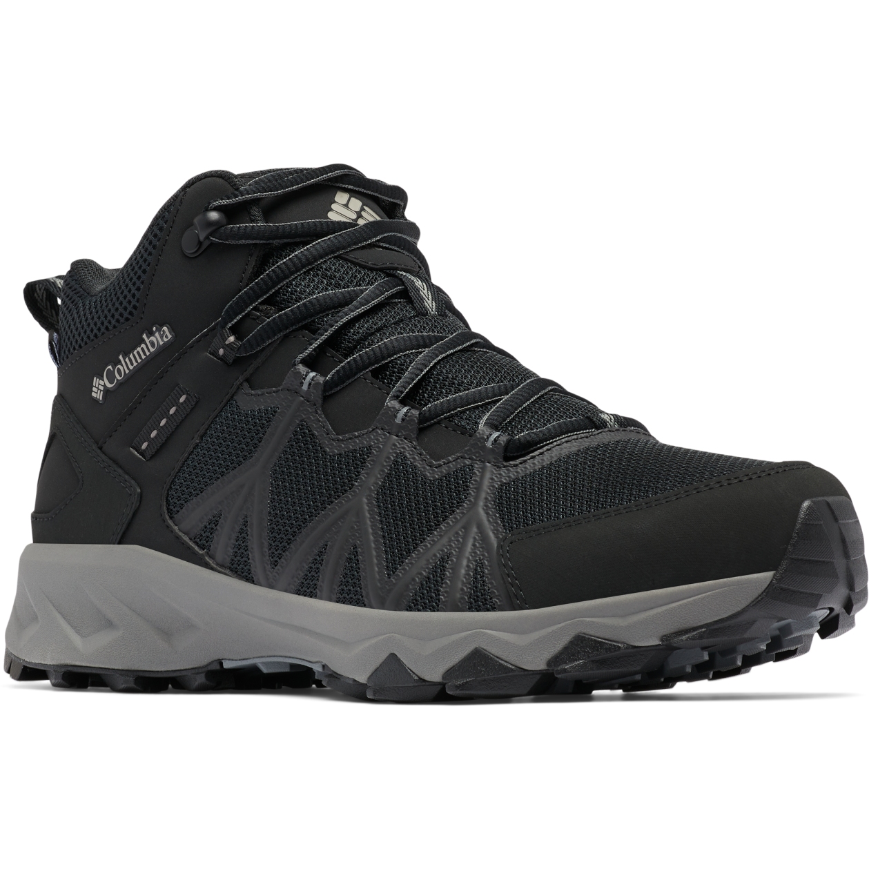 Picture of Columbia Peakfreak II Mid Outdry Hiking Shoes - Black/Titanium II