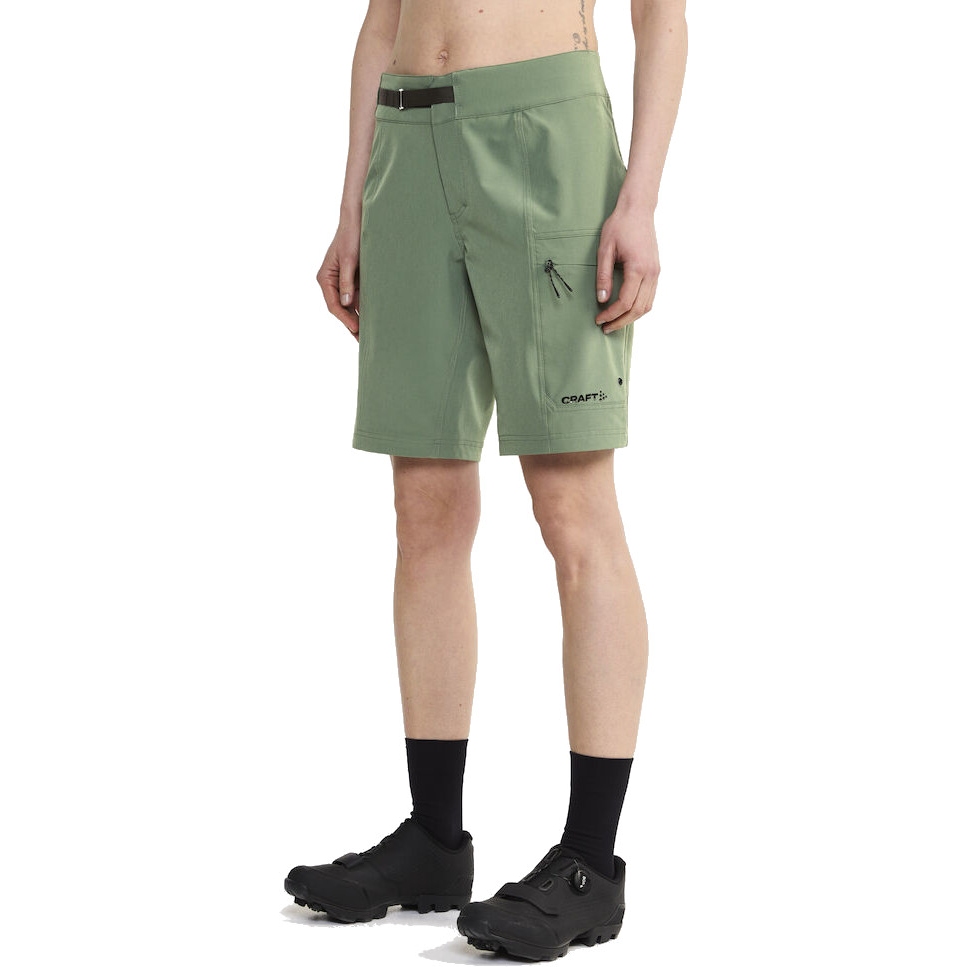 CRAFT Pantalones Cortos con Badana Mujer Core Offroad XT Thyme