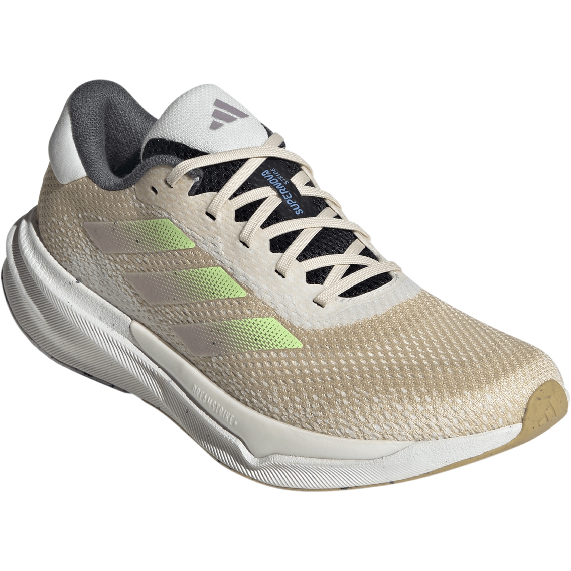 женские кроссовки adidas Supernova Stride Move for the Planet - хрустальный песок/зеленая искра/preloved fig IG8325