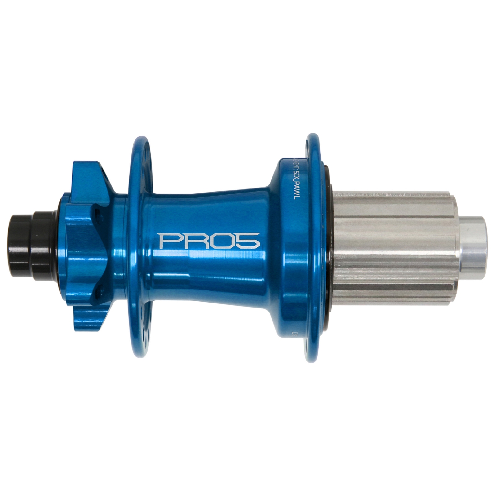 Productfoto van Hope Pro 5 Achterwielnaaf - 6-Bolt - 12x142mm | Shimano HG (Staal) - blauw