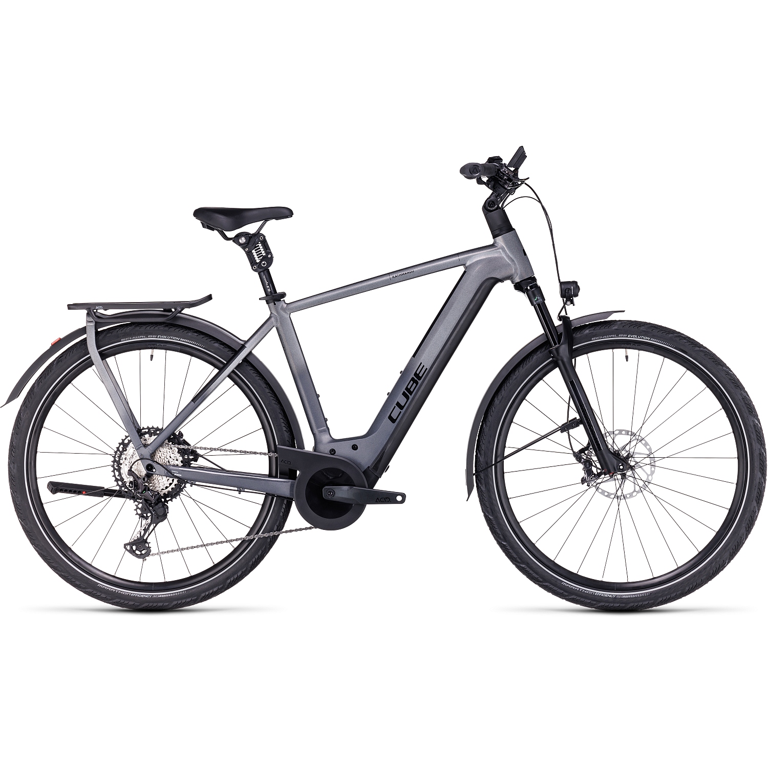 Produktbild von CUBE KATHMANDU HYBRID SLT 750 - Trekking E-Bike - 2023 - prizmsilver / grey
